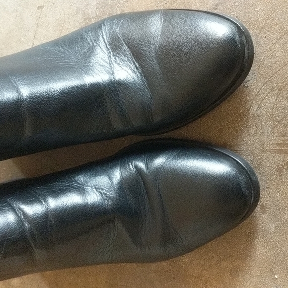 Michael Kors Black Leather Ankle Chelsea Boots Women’s Size 6 - Picture 4 of 7